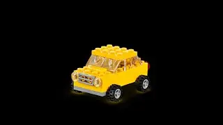 Yellow car (how to build) | LEGO CLASSIC 10696