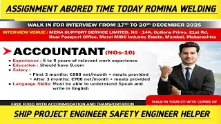 Assignment abored time today #Romina #Welding #Ship #Project #Engineer #Safety #Engineer #Helper 
