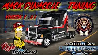 MACK PINNACLE  TUNING XTRINX MOD ATS VERSION 1.51 EL ROJO TRUCKERS MEXICO