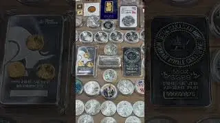 My ENTIRE Silver Stack After 1 Year. Lots Of HARD WORK!  #silverstacker #financialfreedom
