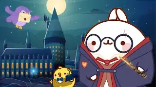Molang and Piu Piu in Wizard School! ⚡🧙🏻