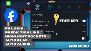 PlusX Cheat 8 Ball Pool Mod Menu, Free Key, New Guide Aim Tool, Auto Play
