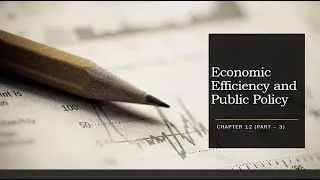 Economic Efficiency and Public Policy (Part 3)