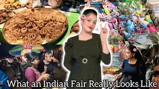 What an Indian Fair Really Looks Like | Village Fair Vlog With Food & Dance 😱🫣