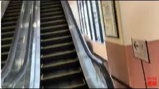 【日立】1X エスカレーター　東急ストア上池台店 1X escalator Tokyu Store Kamiikedai supermarket Tokyo Japan