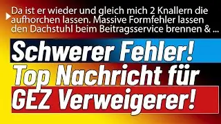 Massive Fehler!💥Beitragsservice in schweren N&ouml;ten!