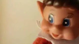 elf trapped stuck inside TV