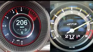 Aston Martin DB11 V8 vs. Porsche 911 GT3 992 | 0-270 kph
