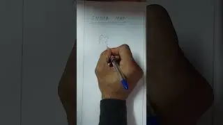1. Draw India map in 20 sec UPSC Civil Services Exam Mains