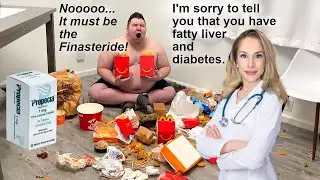 Do finasteride and dutasteride cause fatty liver and diabetes?