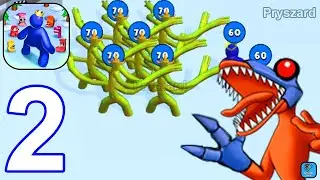 Rainbow Monsters: Card Battle - Gameplay Walkthrough Part 2 Level 16-23 Rainbow Friends + Alphabet