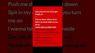 The Weeknd, Jennie & Lily Rose Depp - One Of The Girls (lyrics spotify version)