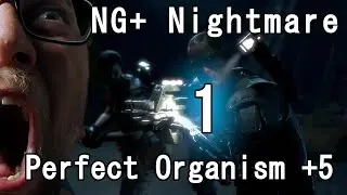 NG+ Nightmare difficulty Perfect Organism +5 - ALIENS Dark Descent - Live Stream 1