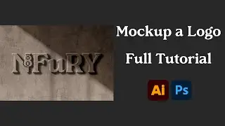 How to Mockup a Logo . Adobe Illustrator to Photoshop workflow .