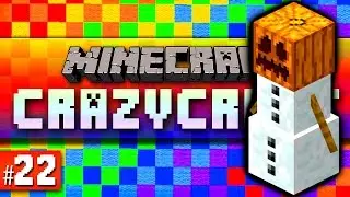 Minecraft Mods Crazy Craft #22 'SNOWMEN!' with Vikkstar (Minecraft Crazy Craft 2.0)