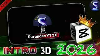 How To Intro Video For YouTube Channel !! Viral 3D Intro 2026 Kaise Banate hai Star Intro make  