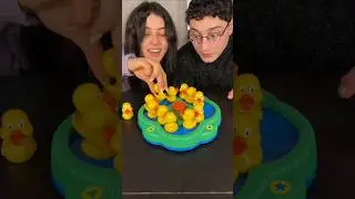 Lucky Ducks With Us!   #boardgames #couple #fun #gamenight #shorts