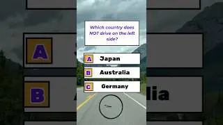 🚙Which country does NOT drive on the left side? #quiz