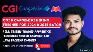 Top 5 Bulk Hiring Job Opportunities for Freshers | CGI and Capegemini -Apply Now with Direct Links 🚀