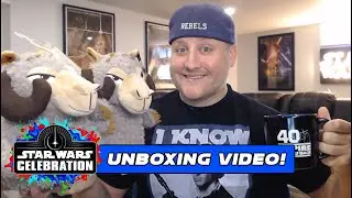 Star Wars Celebration Exclusive Merch Unboxing and Review with John!
