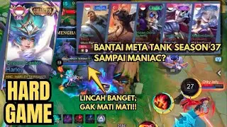 HARD GAME!! HARLEY GENDONG TIM MELAWAN HERO META SEASON 37 || BUILD HARLEY TERSAKIT 2025 - MLBB