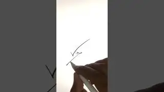 How to Signature Style your name. Letter V Vineet Sign Cursive lettering Autograph in iPad. #shorts