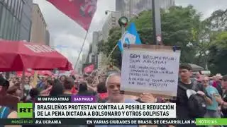 Masivas protestas en Brasil contra el proyecto de ley que rebajar&iacute;a la condena a Bolsonaro