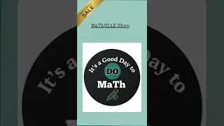 Back to school sale!  Get cool math stuff!  #backtoschool #mathteacher #maths