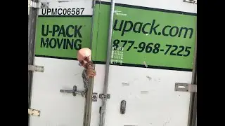 Moving with U-Pack part 1:  The Delivery  of the Cubes.