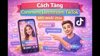 Tăng Comment Livestream TikTok An Toàn, Không Tụt | Mới Nhất 2026