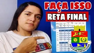 CONCURSO PMCE COMO ESTUDAR NA RETA FINAL PASSO A PASSO