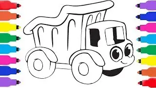Learn Draw KidsTV -- My Magic #DumpTruck -- Vehicles Compilation Maszyny Budowlane