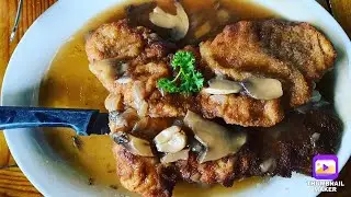 GERMAN FOOD FOR DINNER AT EDELWEISS GERMAN RESTAURANT STAUNTON VIRGINIA