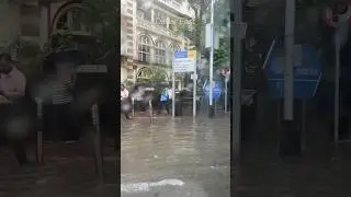 Dadar East after Mumbai Rainfall 😨 #mumbai #mumbairains #dadar #flood #lovemumbai  #trending