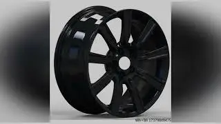 Custom Range Rover Forged Wheels 22 Inch 5 Hole Wheel Monoblock Wheel Bright Black