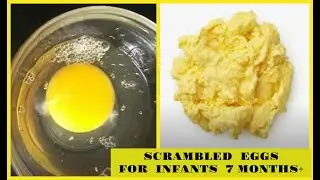 Scrambled  Egg | Baby Food | Infant Food | 7 Months Old  | 8 Months Old |  9 Months Old