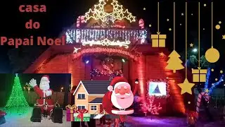 Casa do Papai noel com gigi e lolo