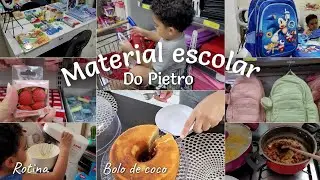 🎀MATERIAL ESCOLAR DO PIETRO, TUDO QUE A ESCOLA PEDIU...