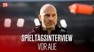 SPIELTAGSINTERVIEW vor SV Wehen Wiesbaden vs. FC Erzgebirge Aue I 3. Liga I 16. Spieltag