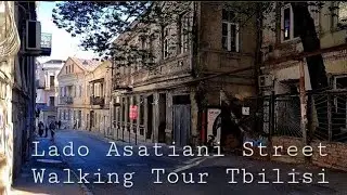 Lado Asatiani Street Walking Tour Tbilisi Georgia #walking #tour #video #travel #withme #subscribe 