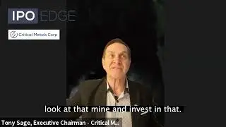 Fireside Chat: Critical Metals and Sizzle Acquisition Corp. Replay 2