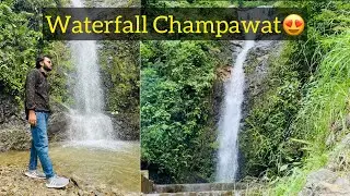 Beautiful water 😍 Henry Waterfall Champawat Uttarakhand 🤩