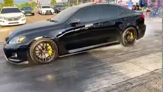 Lexus IS-F Burnout