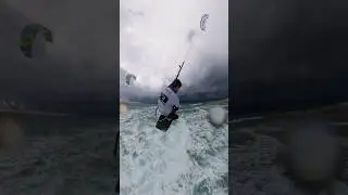 winter mode 🥶checking around🙌#kite #winter #gokiting #insta360