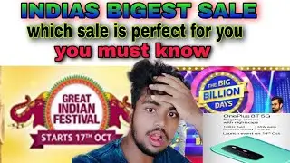 SALE 2020 || Flipkart big billion days vs Amazone Great indian sale