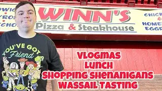 Winn&rsquo;s Pizza Indianola Iowa | Christmas Shopping | Craig Tries Wassail