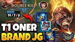 T1 Oner Brand vs Lee Sin [ Jungle ] Korea Challenger Patch 14.2 ✅