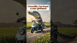the fat cat trap the crocodile to make new dress
