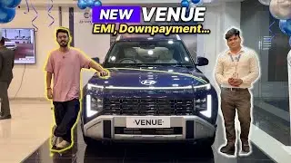 New 2025 VENUE🔥Emi, Downpayment, Booking Amount | Complete Detailed video