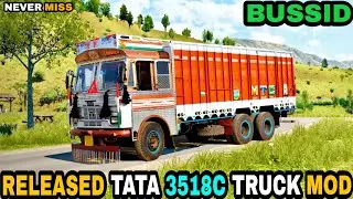 RELEASED TATA 3518C TRUCK MOD For Bus Simulator Indonesia || Bussid Mod || Offroad Gamers ||